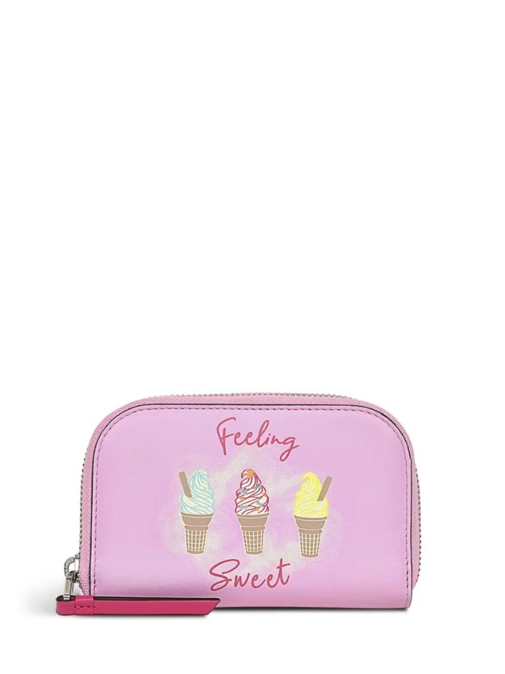 Radley London Pink Leather Feeling Sweet Medium Zip Around Wallet NWT